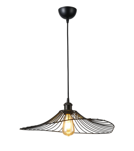 PDC 6108-50 BK 1/Φ ΜΕΤΑΛΛΙΚΟ ΜΑΥΡΟ ΚΥΜΑΤΙΣΤΟ 1xΕ27 Φ50x(17-105)