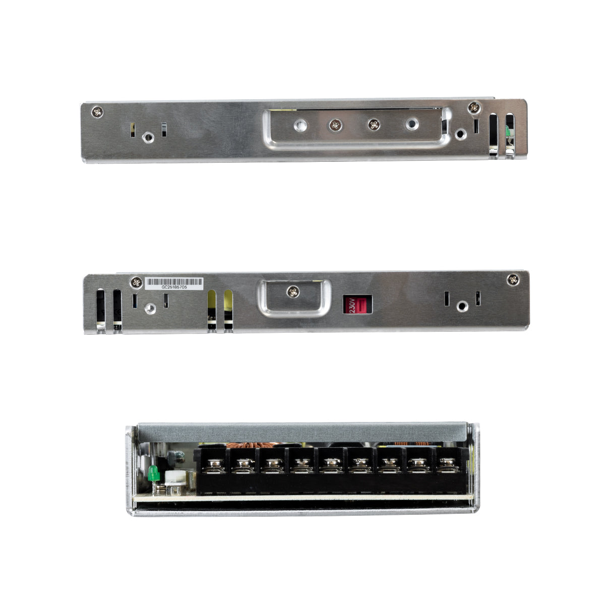 MEANWELL-LRS200-12 90782 Τροφοδοτικό/Μετασχηματιστής PELV 200W 17A DC 12V IP20 - AC 220-240V σε DC 12V / Ρυθμιζόμενo από DC 10.2V έως DC 13.8V - Μ21.5 x Π11.5 x Υ3