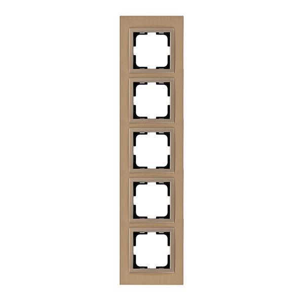 ΠΛΑΙΣΙΟ 5 ΘΕΣΕΩΝ ΑΛΟΥΜΙΝΙΟ ΜΠΡΟΝΖΕ