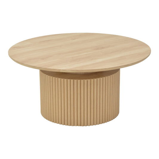 Τραπέζι Σαλονιού Opols MDF σε Φυσική Απόχρωση Φ90x42