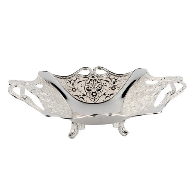 Μπωλ 'Γόνδολα' Επάργυρο Ασημί 33x18x9