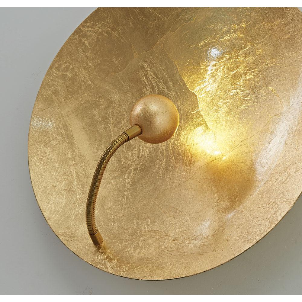 WLC 2494 ΑΠΛΙΚΑ ΜΕΤΑΛΛΙΚΗ ΣΤΡΟΓΓΥΛΗ LED Φ30εκ