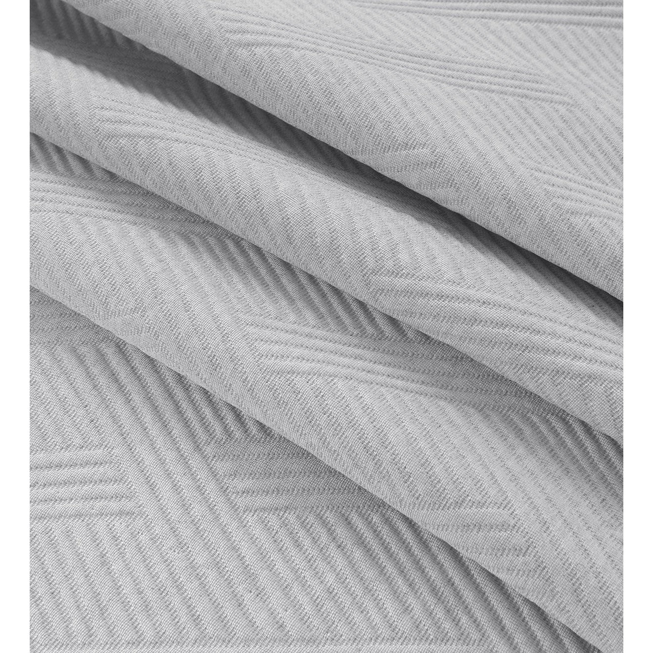 Κουβέρτα Ζακάρ King Size Point Art 11175 260x270εκ Γκρι