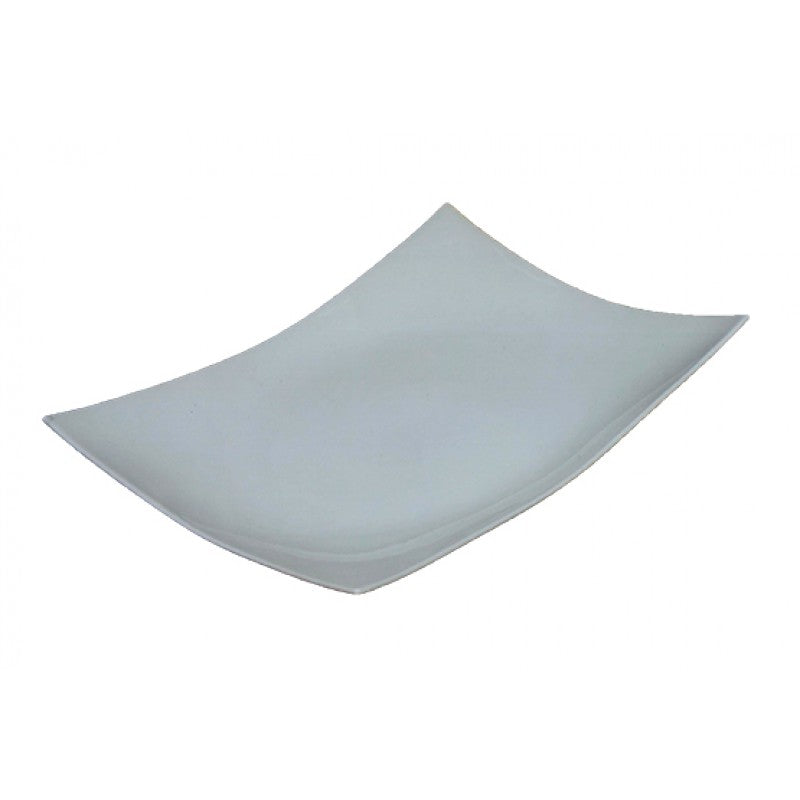 Πιατέλα Ορθογώνια Λευκή Πορσελάνη 40x28εκ