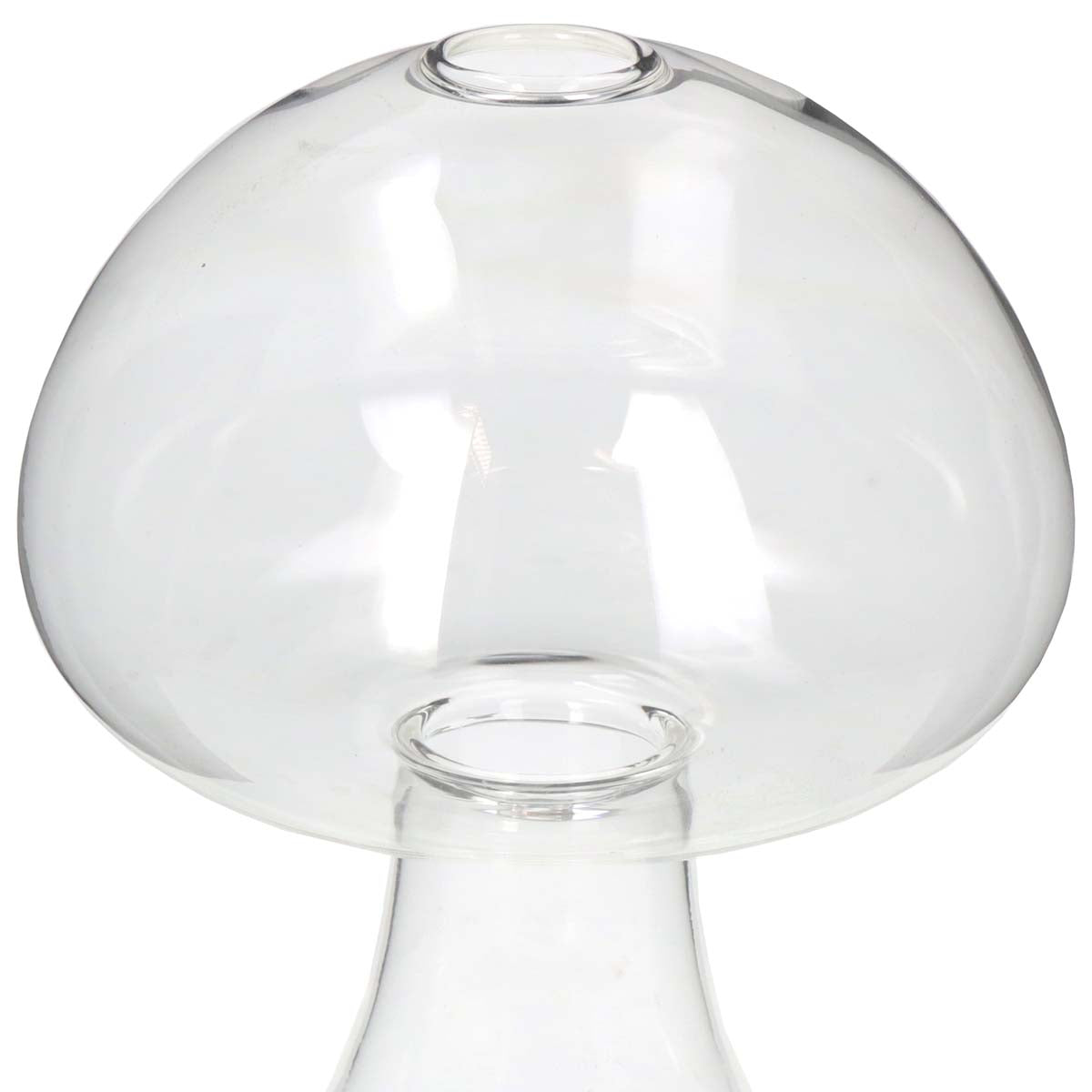 Βάζο 'Μανιτάρι' Γυάλινο Διάφανο 13x13x18