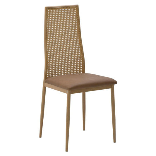 Καρέκλα Lasmipe Καφέ PU-Rattan 40X49X96