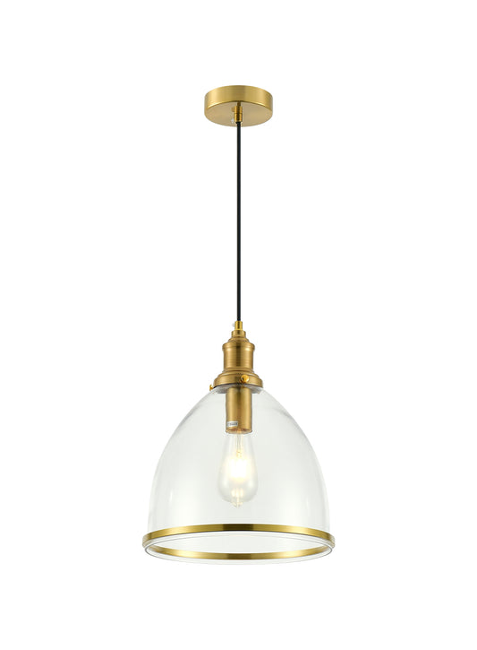 PDC 1491 AB 1/Φ ΔΙΑΦΑΝΗ ΓΥΑΛΙΝΗ ΚΑΜΠΑΝΑ ΜΕ ΜΠΟΡΝΤΟΥΡΑ ΟΞΥΝΤΕ 1xΕ27 Φ28x(35-120)