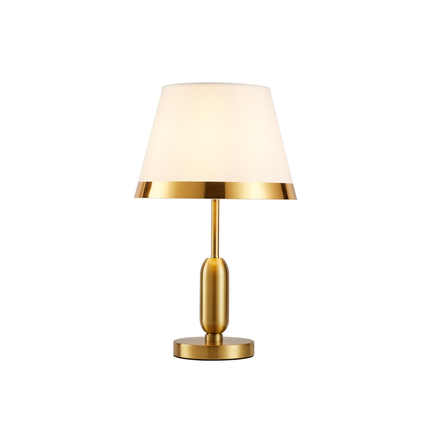 TLC 8815 AB ΕΠΙΤΡΑΠΕΖΙΑ ΛΑΜΠΑ ΟΞΥΝΤΕ ΑΠΛΗ ΒΑΣΗ ΑΜΠΑΖΟΥΡ ΜΠΕΖ ΧΡΥΣΟ ΣΙΡΙΤΙ 1xE27 Φ30x51