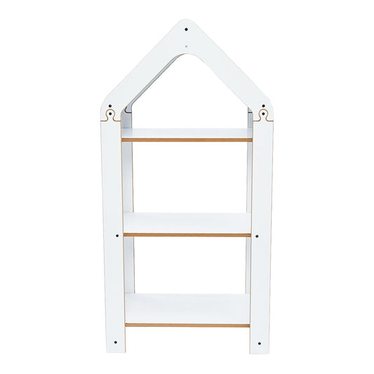 Ραφιέρα Montessori Zoilen I Λευκό-Μπλε MDF 50x30x100