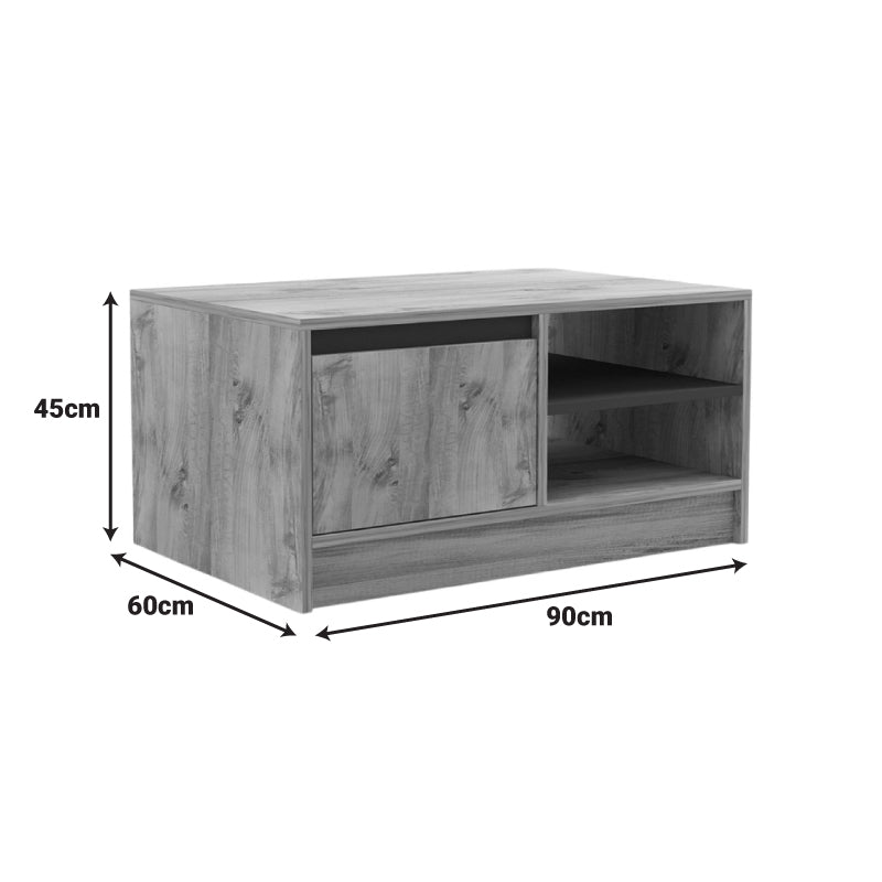 Τραπέζι Σαλονιού Narli σε Oak Απόχρωση 90x60x45