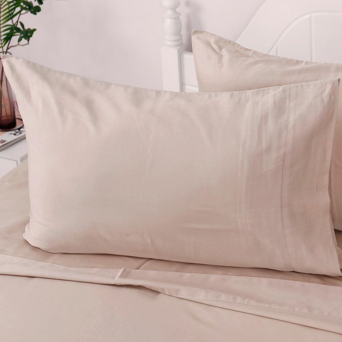 Σετ Σεντόνια Υπέρδιπλα με Λάστιχο 4 Seasons Art 12000 240x270εκ Μπεζ