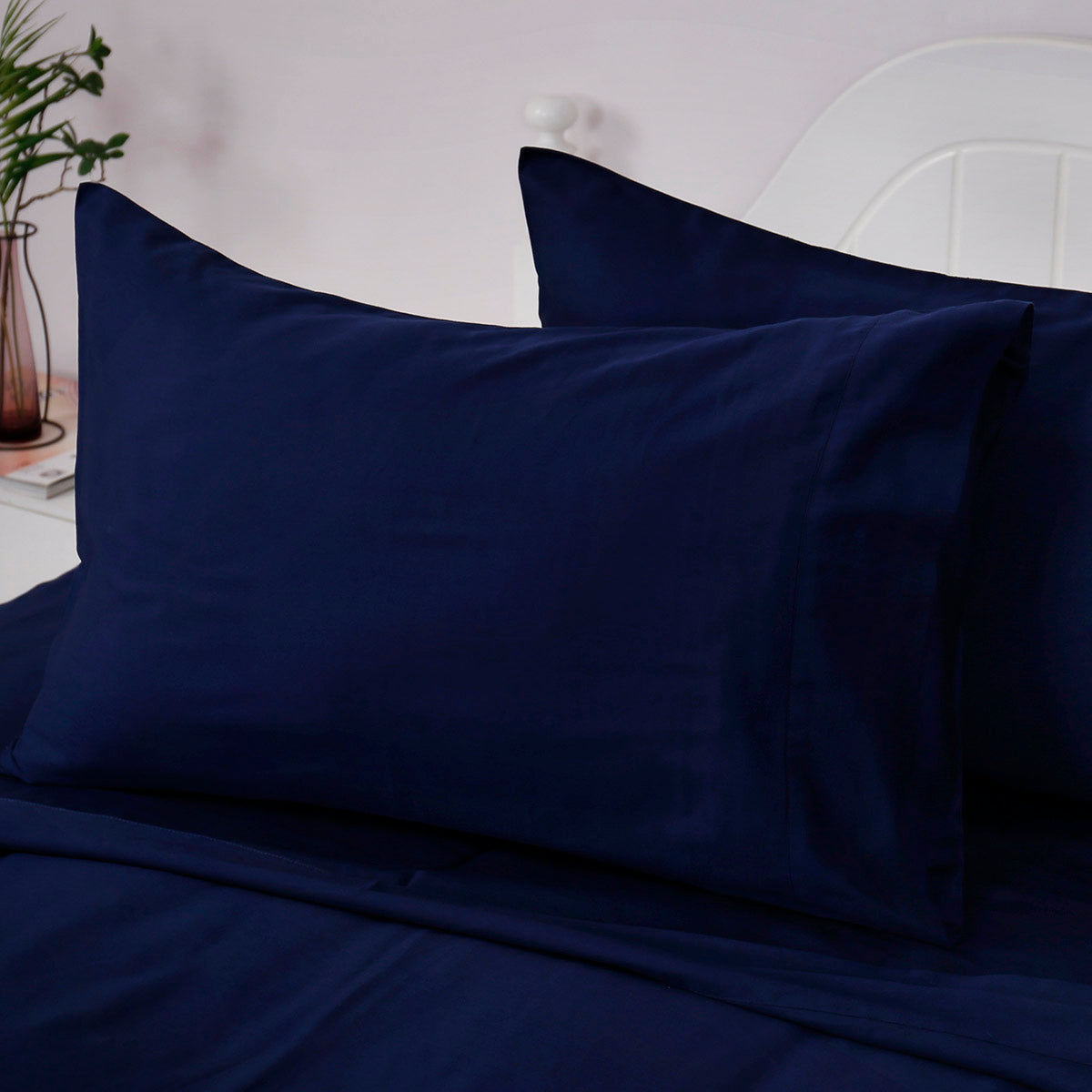 Σετ Σεντόνια Υπέρδιπλα με Λάστιχο 4 Seasons Art 12000 240x270εκ Μπλε