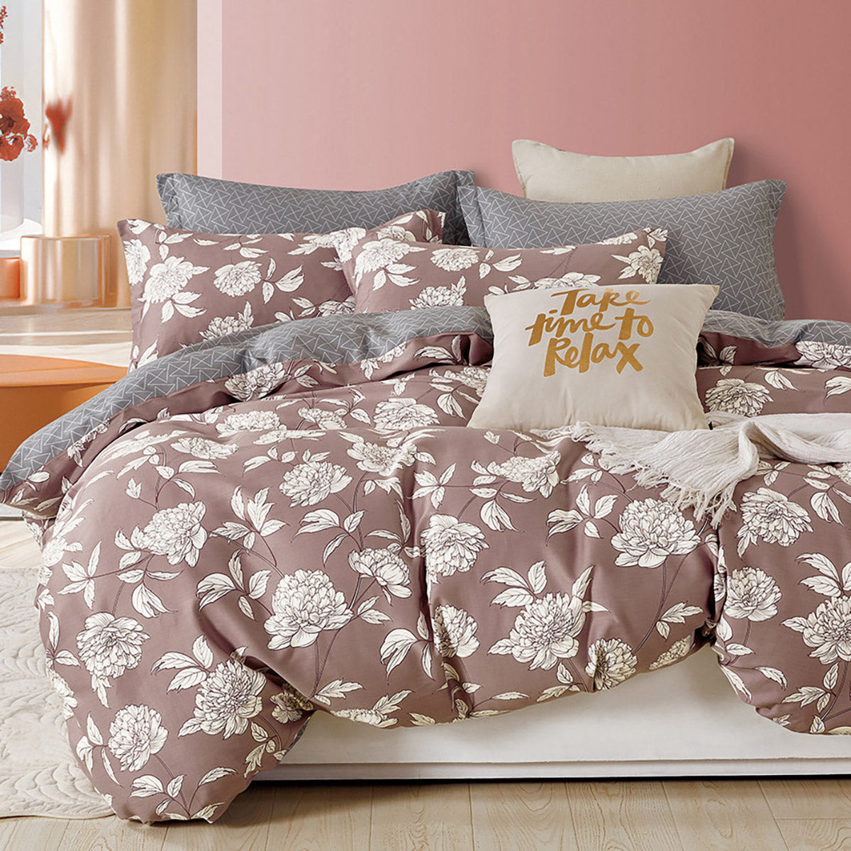 Σετ Παπλωματοθήκη Υπέρδιπλη Art 12107 Anderson 230x250εκ Εμπριμέ