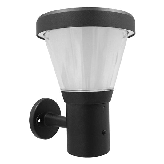 Αυτόνομο Αδιάβροχο IP65 Ηλιακό Φωτοβολταϊκό Φωτιστικό Τοίχου 24x32x28cm LED 10W με Αισθητήρα Νυχτός Ψυχρό Λευκό 6000K 12126