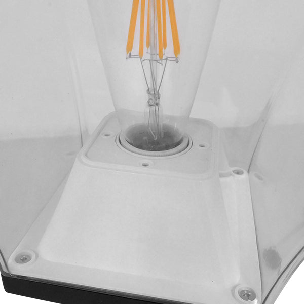 Αδιάβροχο IP65 Φωτιστικό Κολωνάκι Κήπου 32x32x109cm με Βάση E27 230v 12148