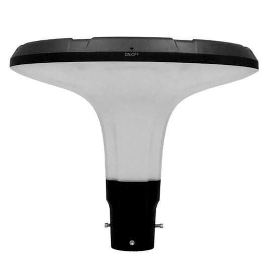 Αυτόνομο Αδιάβροχο IP65 Ηλιακό Φωτοβολταϊκό Φωτιστικό Στύλου / Κολώνας Πλατείας LED 25W με Ανιχνευτή Κίνησης και Αισθητήρα Νυχτός Θερμό Λευκό 3000K 12151