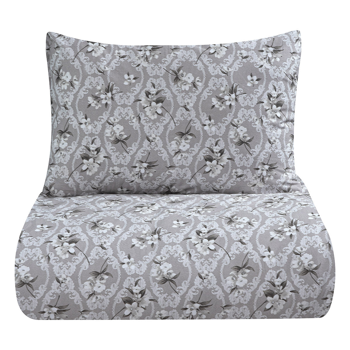 Σετ Σεντόνια Υπέρδιπλα Mystique Art 12188 240x260εκ Γκρι