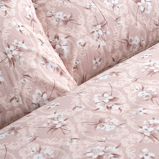 Σετ Πάπλωμα Υπέρδιπλο Cays Art 12189 220x240εκ Σομόν