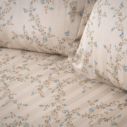 Σετ Κουβερλί Υπέρδιπλο Art 12215 Nova 100% Βαμβακοσατέν 300tc 220x240εκ Άμμου