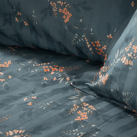 Σετ Κουβερλί Υπέρδιπλο Art 12217 Gemini 100% Βαμβακοσατέν 300tc 220x240εκ Κυπαρισσί