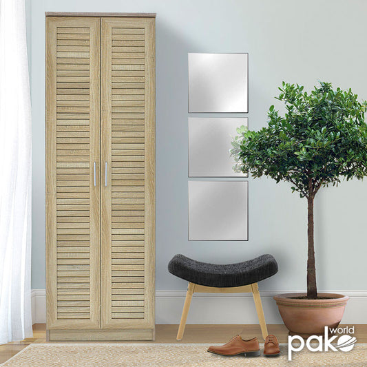 Παπουτσοθήκη-Ντουλάπα Sante 21 Ζεύγων Χρώμα Sonoma 60x37x183