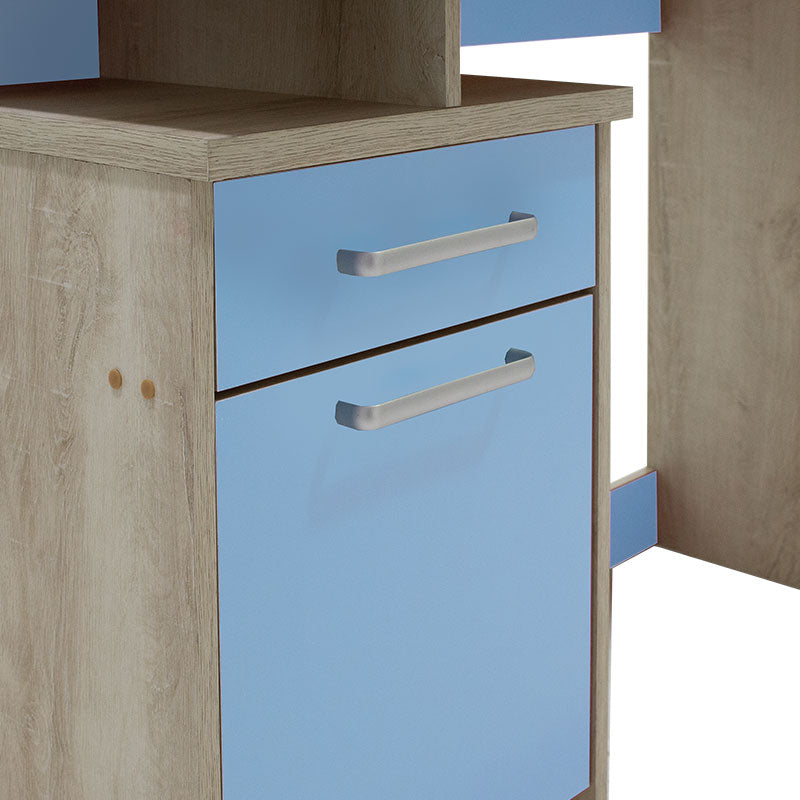 Γραφείο Παιδικό Looney Χρώμα Castillo-Μπλε 100x55x75