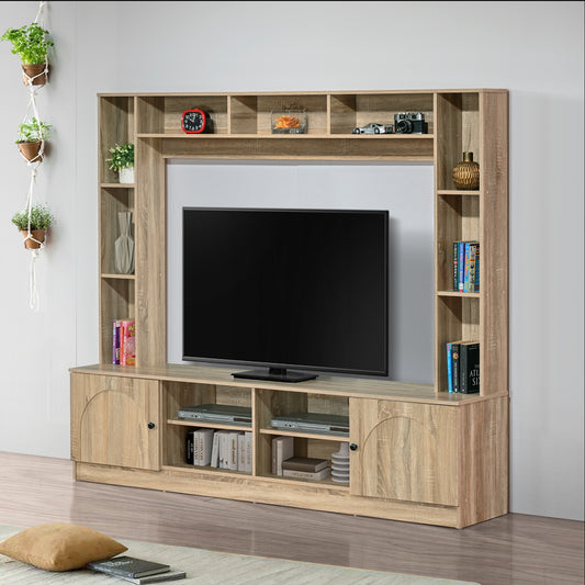 Σύνθετο Σαλονιού Ambera σε Sonoma Απόχρωση 200x40x171.5