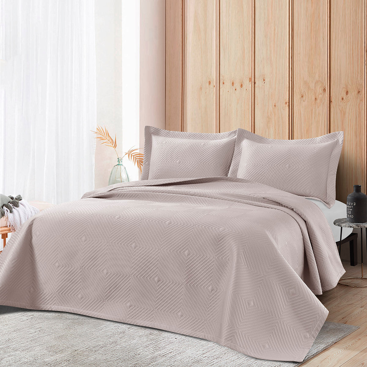 Σετ Κουβερλί Υπέρδιπλο Tethys Art 12320 230x250εκ Αμέθυστος