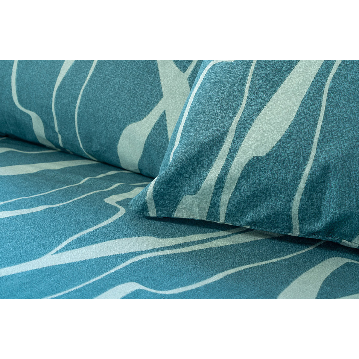 Glory Art Single Bed Sheet Set 12378 170x265cm Petrol Blue