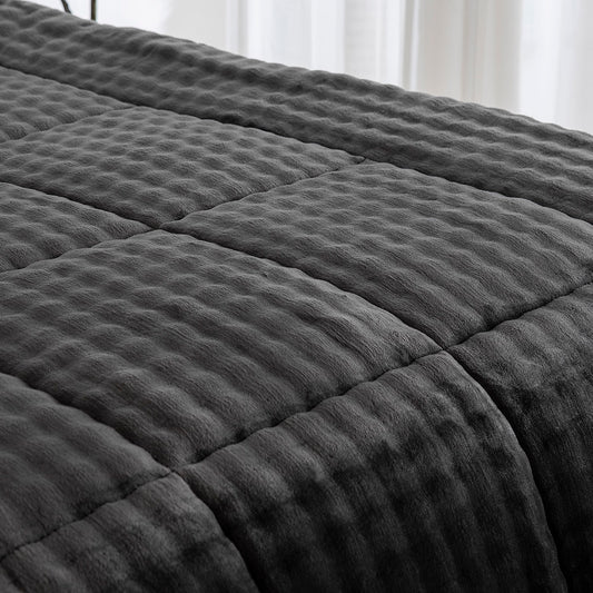 Κουβερτοπάπλωμα Υπέρδιπλο Art 12513 220x240εκ Ανθρακί