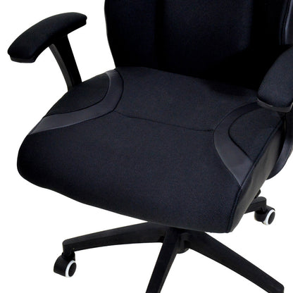 Καρέκλα Γραφείου Διευθυντή Momentum Bucket Μαύρο Υφάσμα Mesh-Πλάτη PU Μαύρο