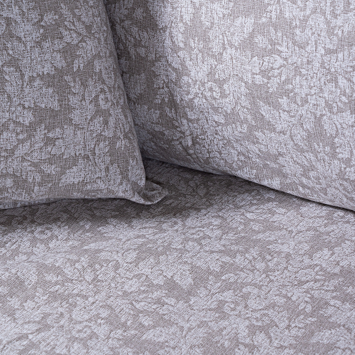 Σετ Σεντόνια Φανελένια Υπέρδιπλα με Λάστιχο Malbec Art 12630 170x200+32εκ Μπεζ