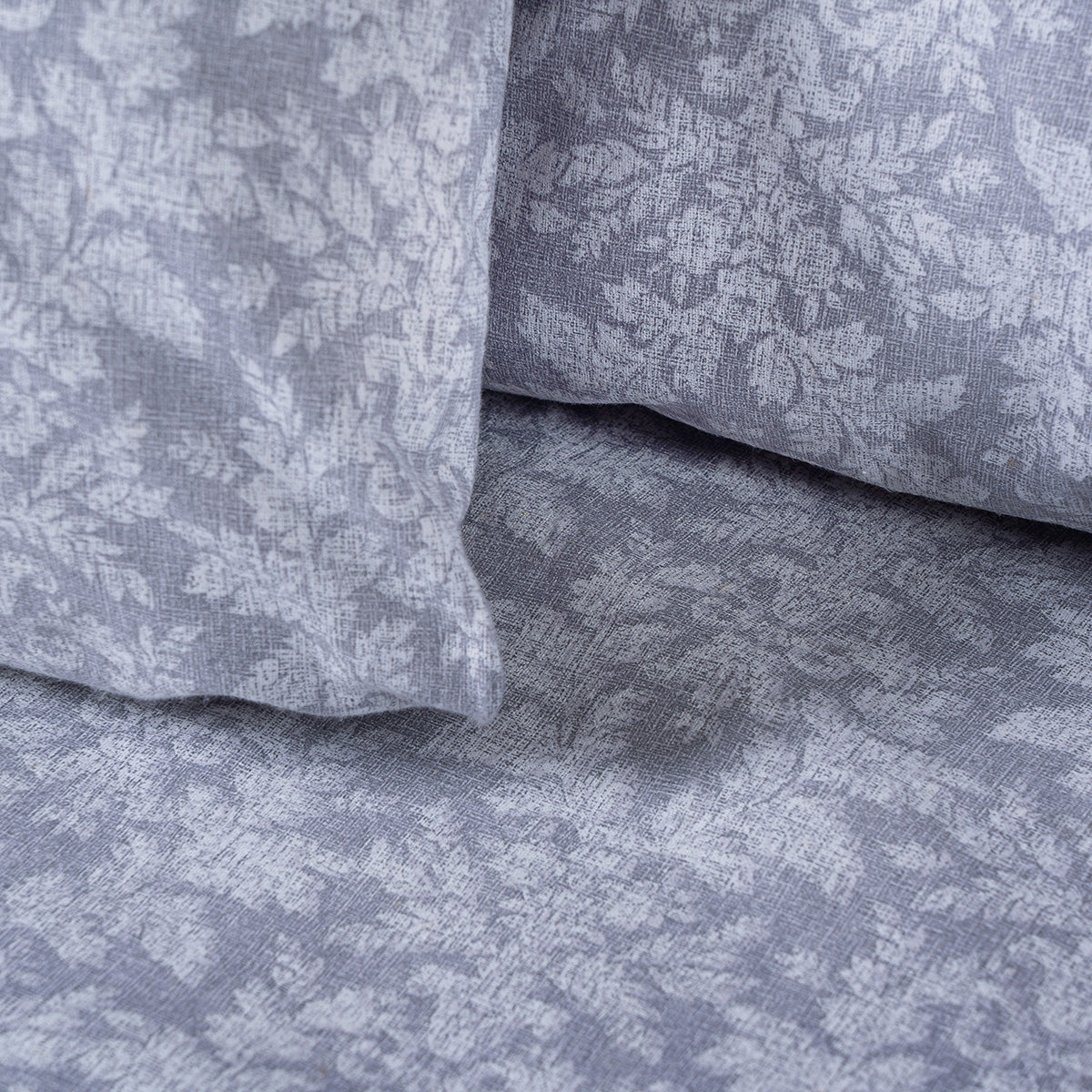 Σετ Σεντόνια Φανελένια King Size Flame Art 12631 270x260εκ Γκρι