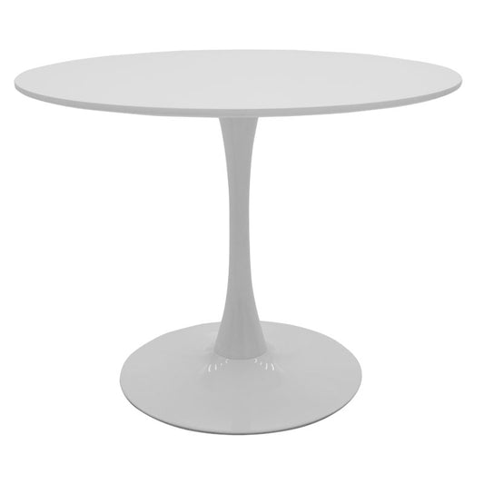 Τραπέζι Balou MDF Λευκό Φ100X75