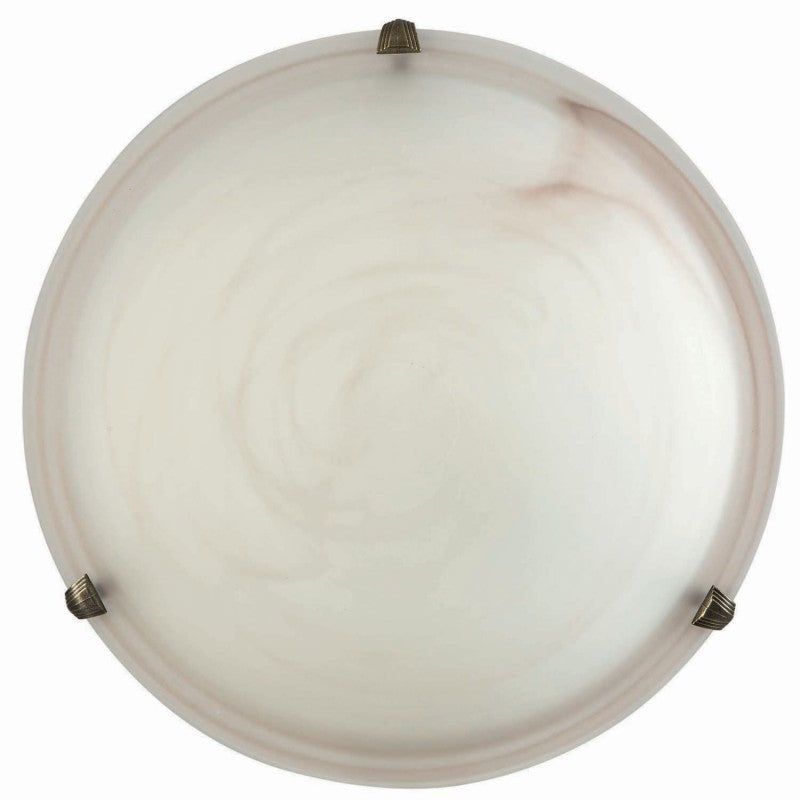 Φωτιστικό Πλαφονιέρα Γυαλί Μελί Ε27 Φ30