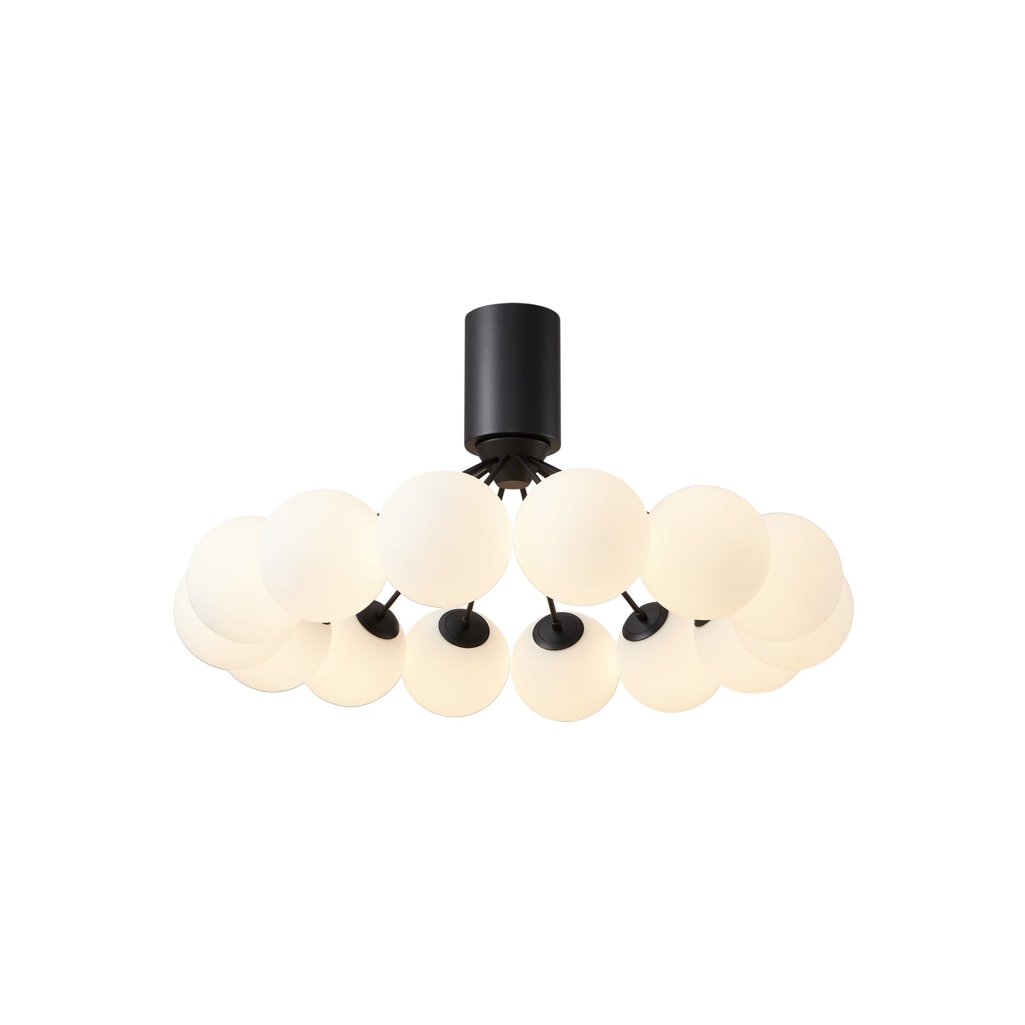 CCC 550-14 ΟΡΟΦΗΣ ΜΕ 14 ΟΠΑΛΙΝΑ ΛΕΥΚΕΣ ΜΠΑΛΕΣ 14xE14 Φ83x48