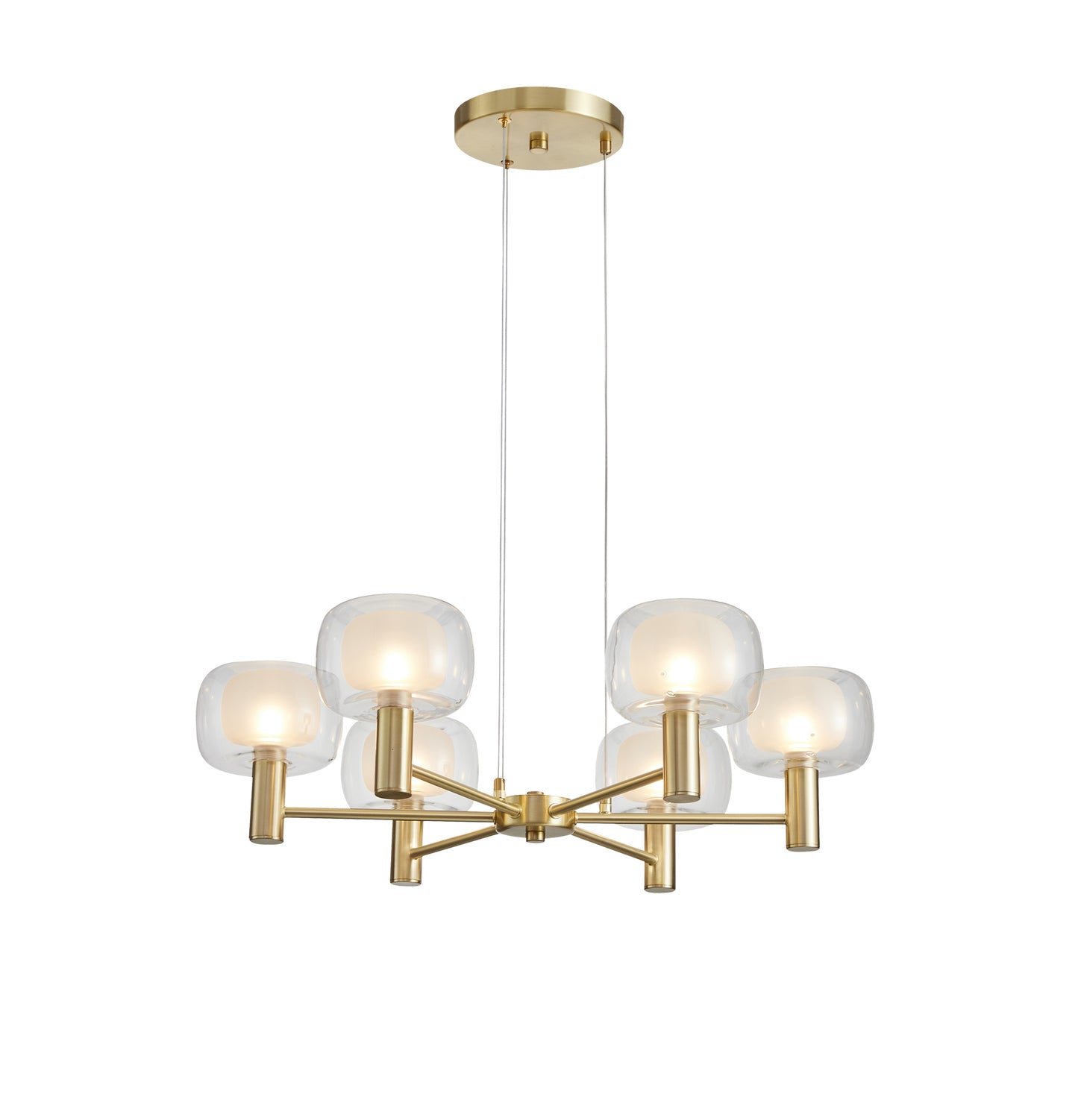 PDC 563-6 ΠΟΛΥΕΛΑΙΟΣ ΧΡΥΣΟΣ 6/Φ ΜΕ ΓΥΑΛΙ ΠΡΟΣ ΤΑ ΠΑΝΩ 6xE14 Φ70x120