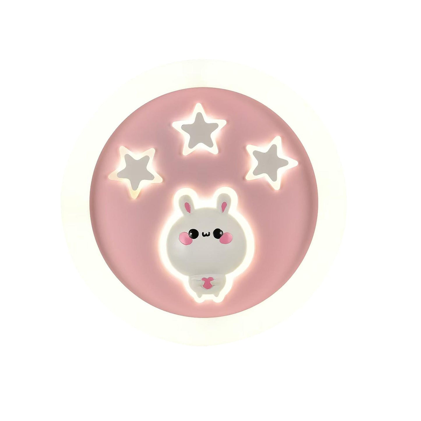 CCC 4311 ΠΛΑΦΟΝΙΕΡΑ ΠΑΙΔΙΚΗ ΡΟΖ ΚΟΥΝΕΛΑΚΙ LED CCT Φ50εκ