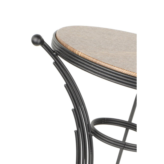 TBBT-15 BK ΤΡΑΠΕΖΑΚΙ ΒΟΗΘΗΤΙΚΟ ΜΑΥΡΟ Φ35x59