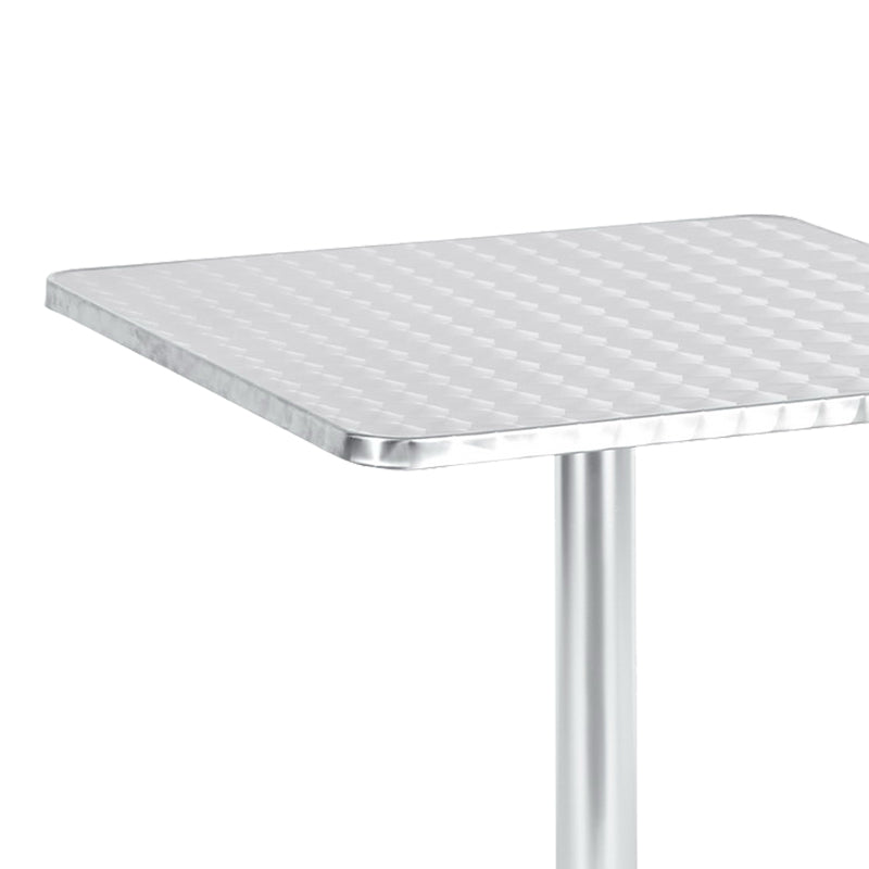 Τραπέζι Lazo Χρωμίου Αλουμίνιο 60X60X70