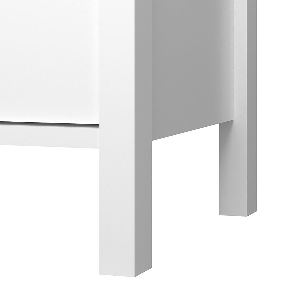 Βιτρίνα Marocco Δίφυλλη Λευκό 120x37x130.5