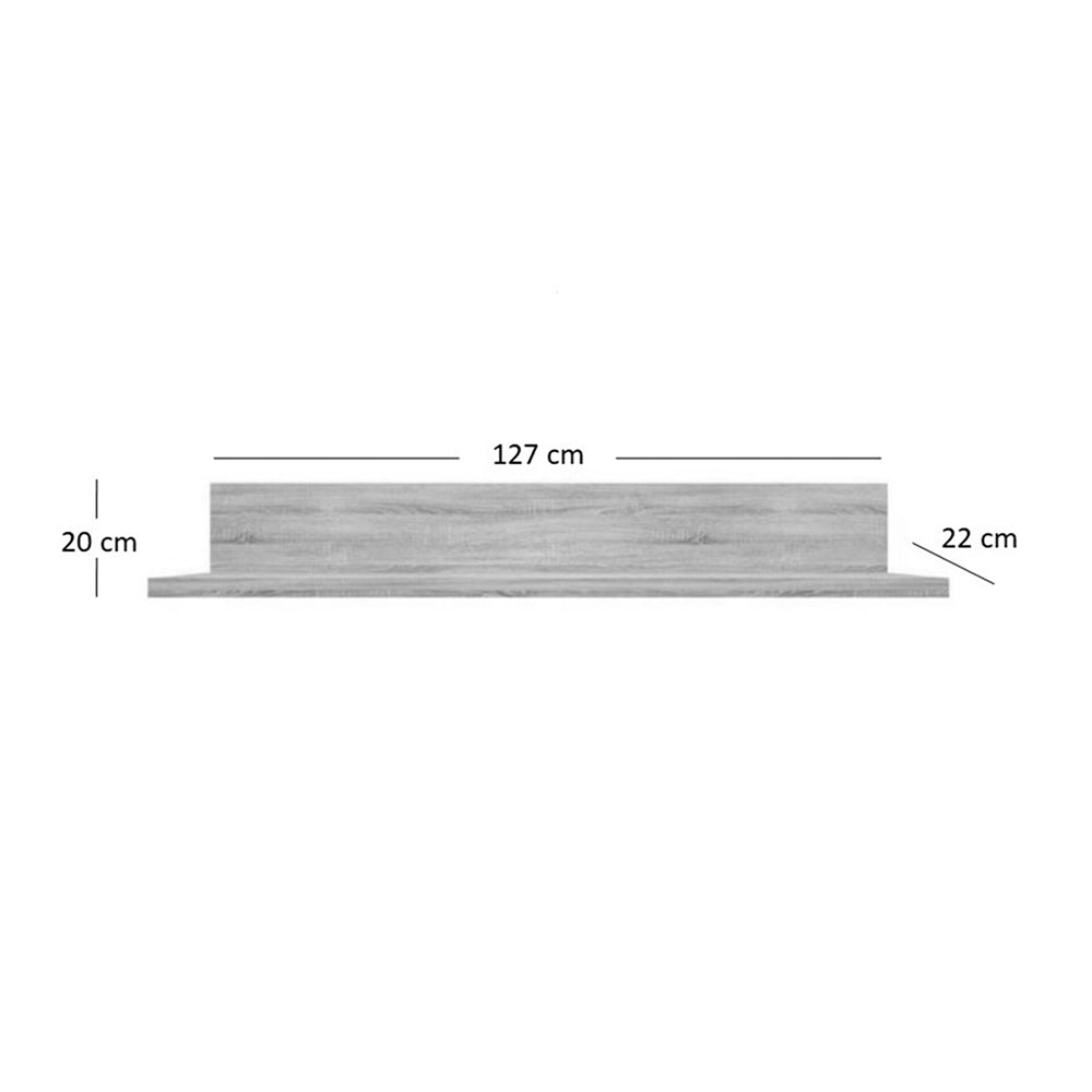 Κρεμαστό Ράφι Norton 127x28x20 Σονόμα
