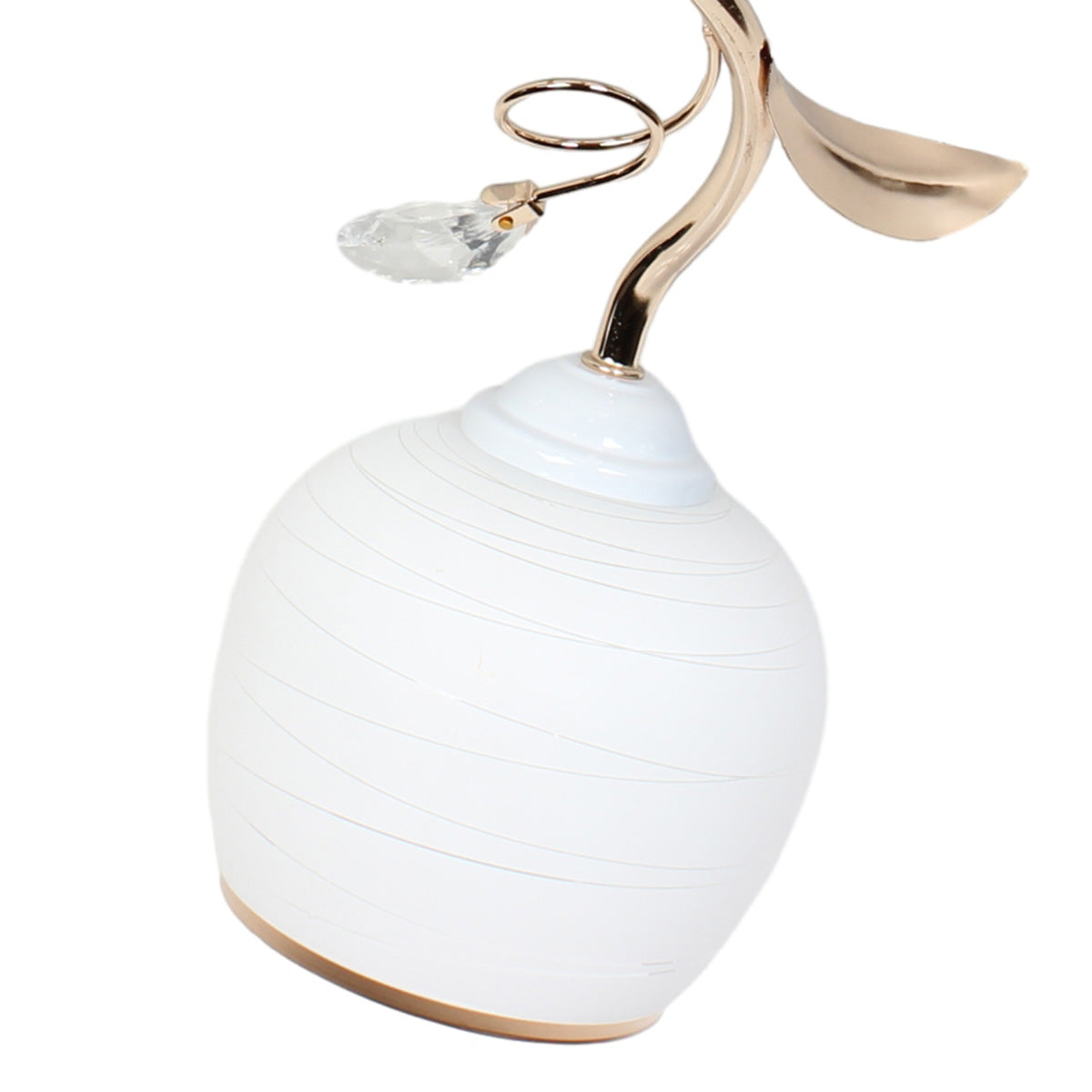 Φωτιστικό Οροφής 3 x Ε27 Φ56x25 εκ. Λευκό - Χρυσό με Γυαλιά