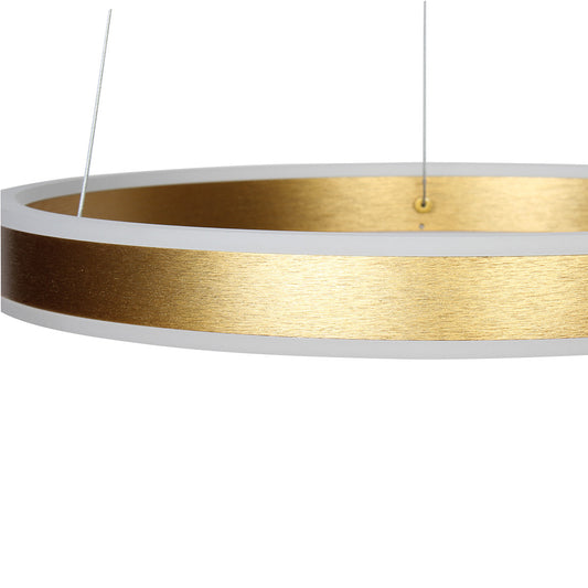 Φωτιστικό Κρεμαστό Φ40 εκ. LED 50W 4000K Χρυσό