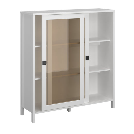 Βιτρίνα Marocco Δίφυλλη Λευκό 120x37x130.5