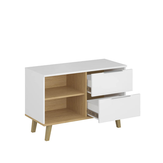 Μπουφές Neptune Λευκό-Σονόμα 90x40x61