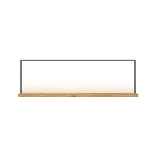 Ράφι Επιτοίχιο Palmor Χρυσό Δρυς-Λευκό 77x23.5x24.5