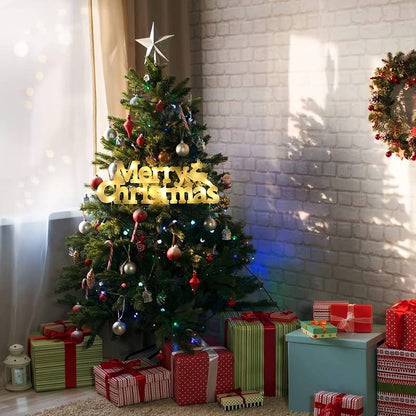 P Kontopoulos Επιγραφή LED 'Merry Christmas' Πλαστική Λευκή 140528