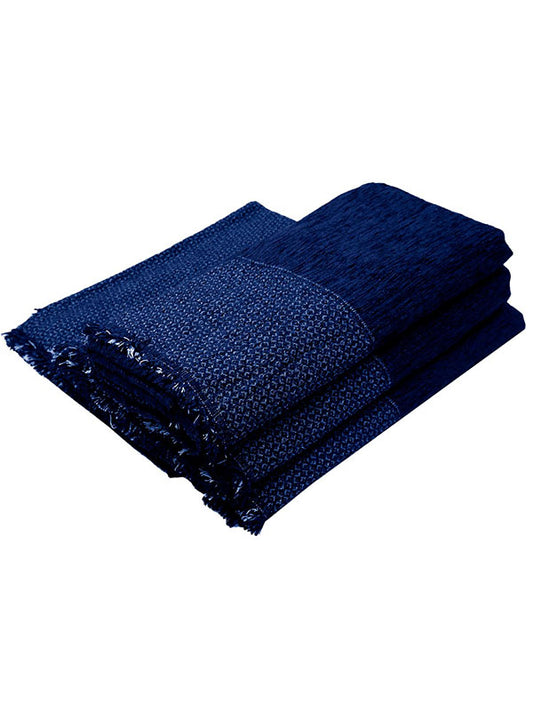 Ριχτάρι Σενίλ Frame 8 Blue Σετ 3 Τεμαχίων (1θ – 2θ – 3θ)