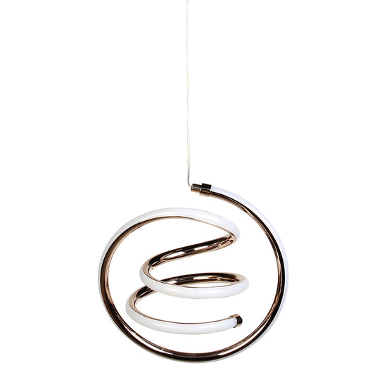 Φωτιστικό Κρεμαστό LED 70W 25x17x25 εκ. Χρυσό